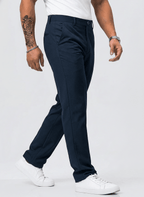 Pantalón de Vestir Elástico para Hombre de Corte Moderno