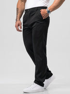 Pantalón de Vestir Elástico para Hombre de Corte Moderno