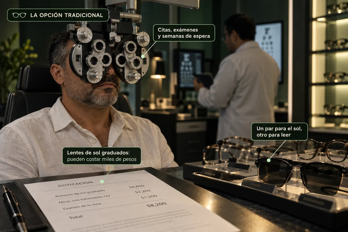 La opción tradicional en la óptica