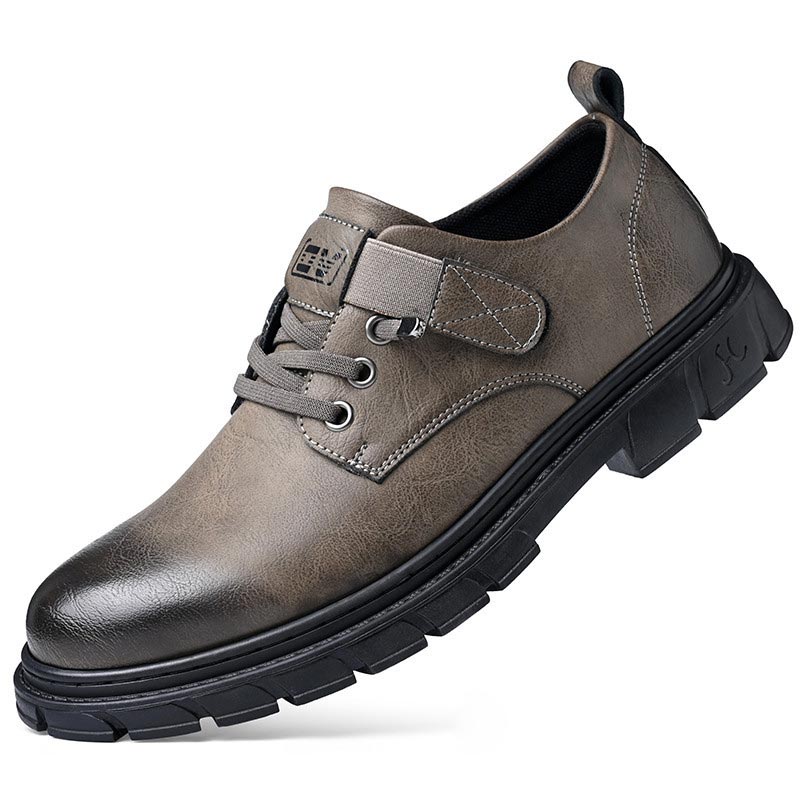 Zapatos Casuales para Hombre con Opción de Alza Interna en color caqui (con alza)