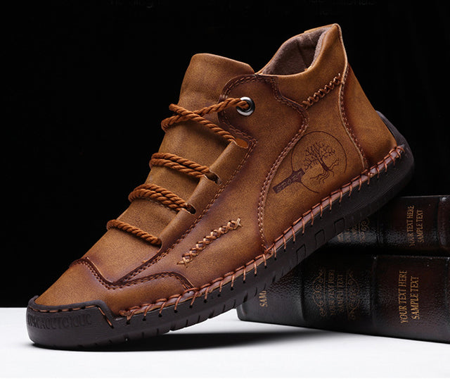 Zapatos Casuales de Piel Hechos a Mano para Hombre