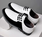 Zapatos Oxford de Piel para Hombre Cómodos en color blanco