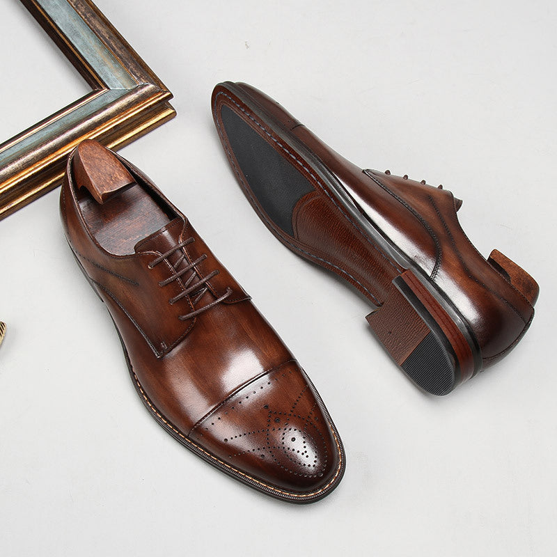 Zapatos de Vestir de Piel Perforada para Hombre - vista 2