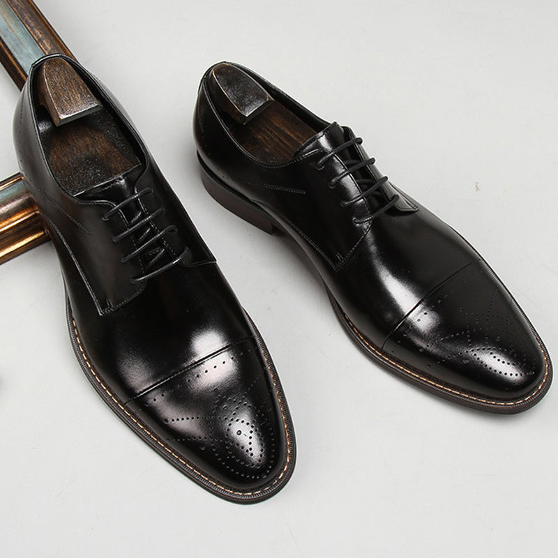 Zapatos de Vestir de Piel Perforada para Hombre - vista 3