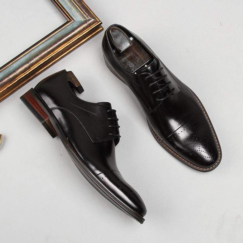 Zapatos de Vestir de Piel Perforada para Hombre - vista 4